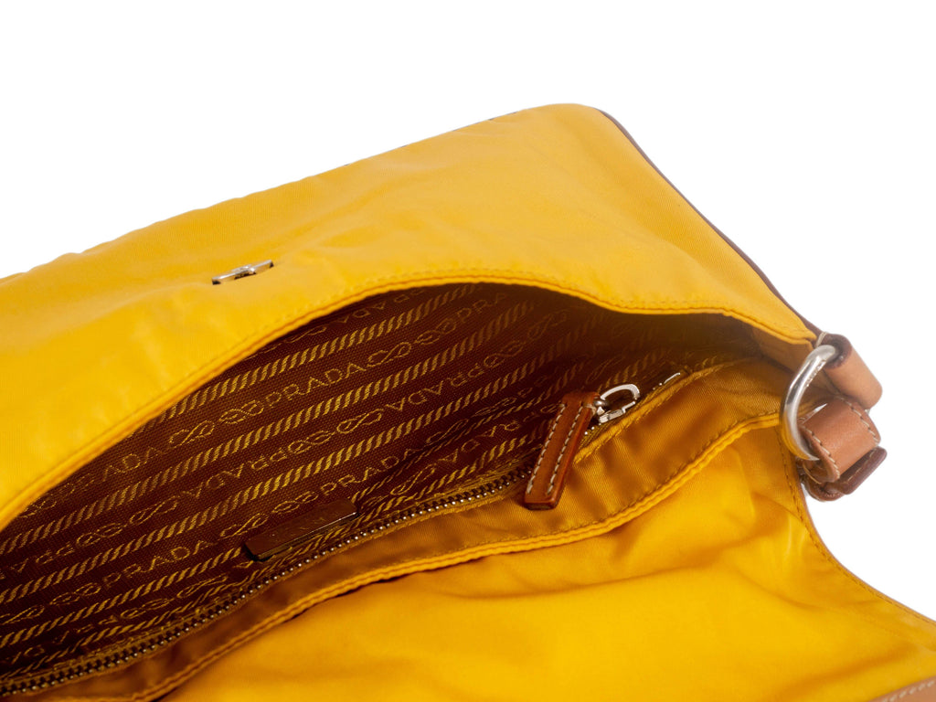 Prada Nylon Mustard Shoulder bag RJL1669 – LuxuryPromise