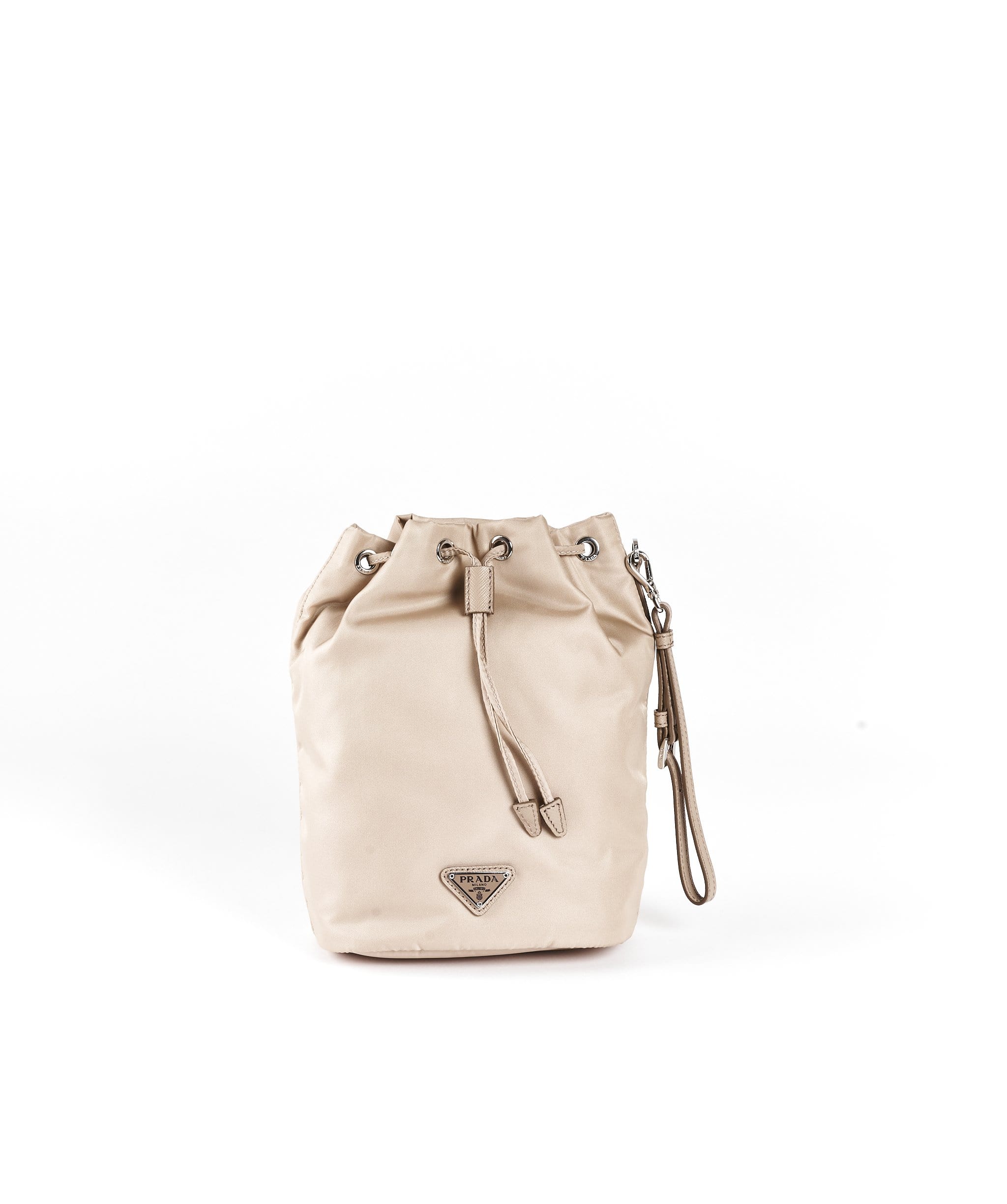 Prada Nylon Pouch beige – LuxuryPromise