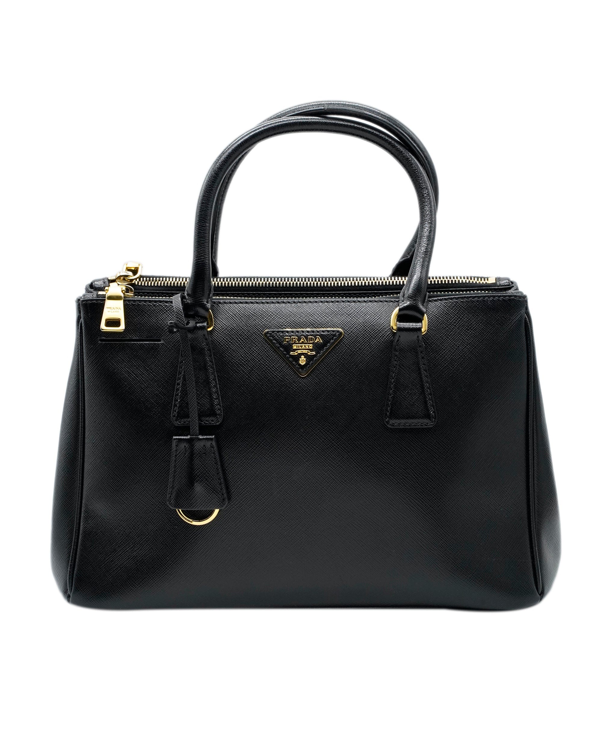 image of Prada Saffiano Black Tote with GHW - ALC0378