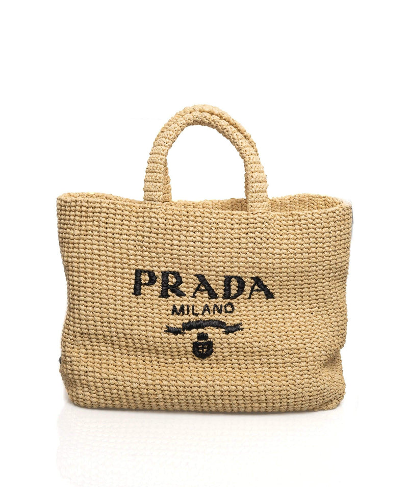 prada hessian bag