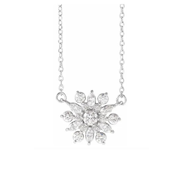 14K Vintage-Inspired Diamond Necklace | Michael E. Minden Diamond ...