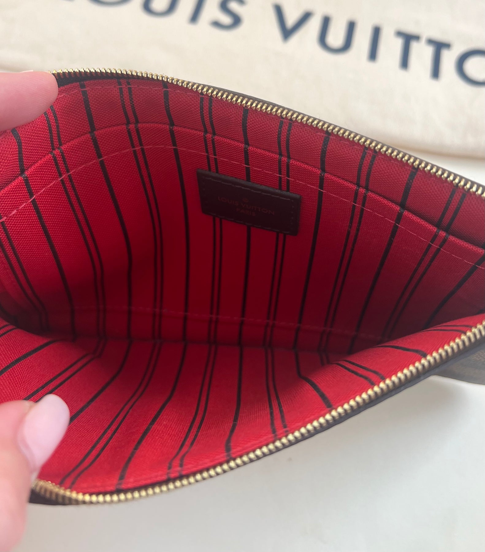 Louis Vuitton Limited Edition Grenade Monogram Ramages Accessories Pochette  NM Bag - Yoogi's Closet