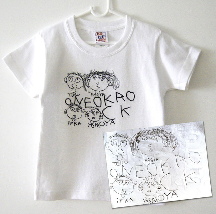 クレヨンパラダイス 子どもの絵をオリジナル刺繍ｔシャツに