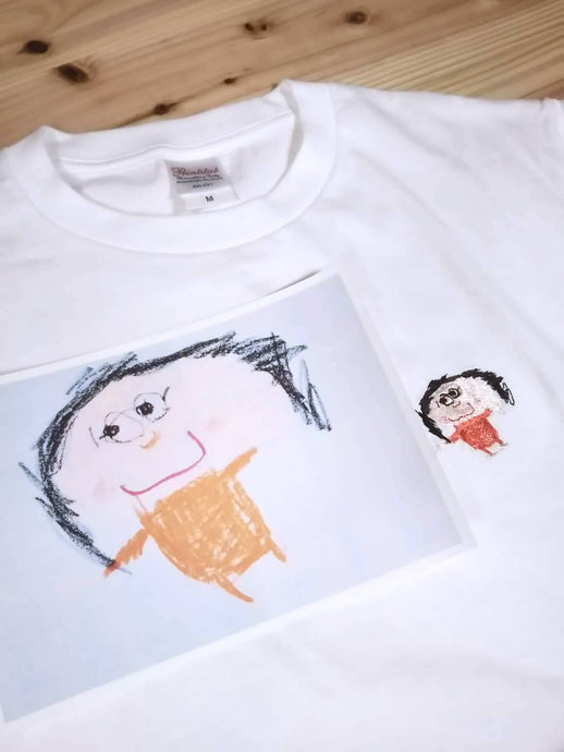 クレヨンパラダイス 子どもの絵をオリジナル刺繍ｔシャツに