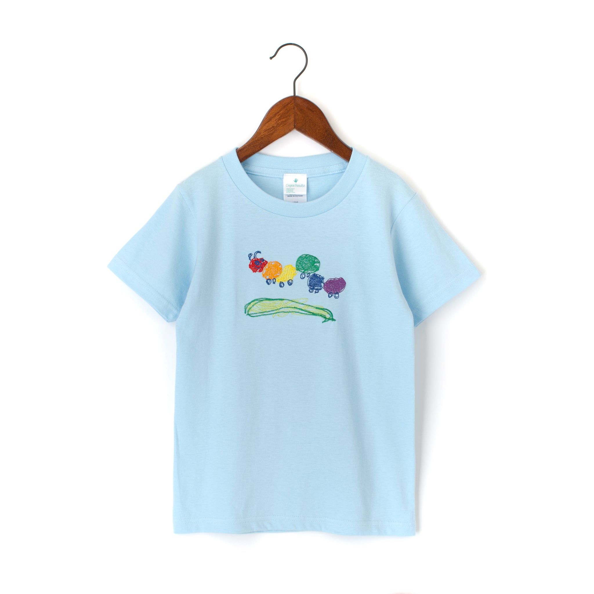 全面イラストtシャツ 子供 クレヨンパラダイス