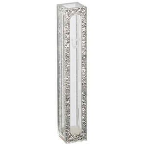 PERSPEX MEZUZAH 7 CM WITH PRINTED SHIN AND FRAME