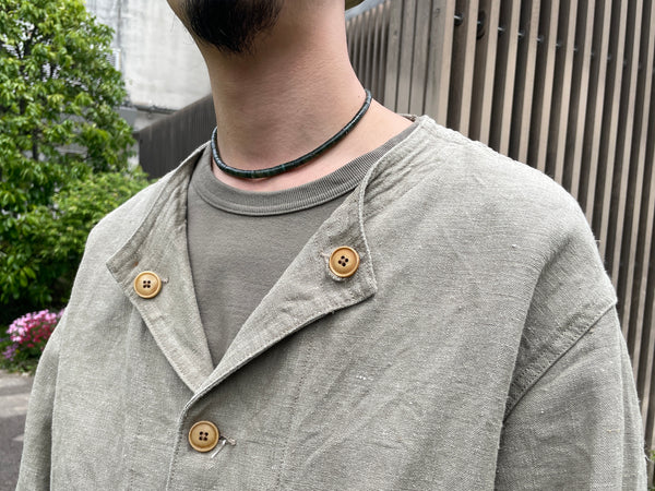 最高の素材感》BEAN SACK BORDER JACKET - HEMP LINEN – ナイジェル 