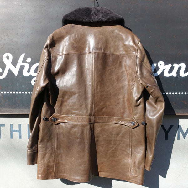 掘り出し物！ONLY ONE ARCHIVE》LEATHER CAR COAT – ナイジェル ...