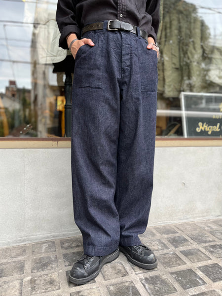 VINTAGEを彷彿とさせる》DECK PANT - 10oz DENIM – ナイジェル 