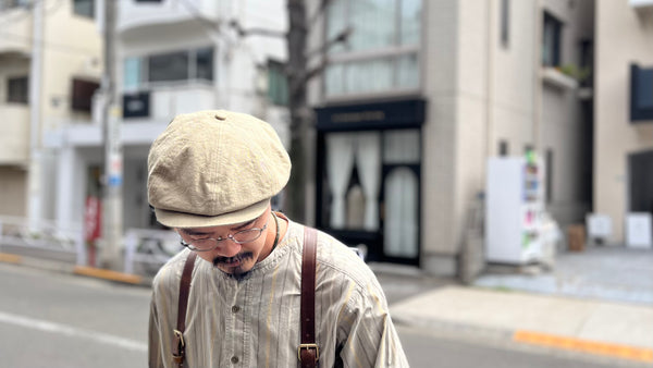 NIGEL CABOURN ナイジェルケーボン キャスケット麻100% - キャスケット