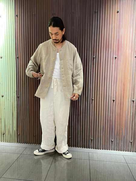 早期予約・新じゃが nigel cabourn ナイジェルケーボン リネンシャツ