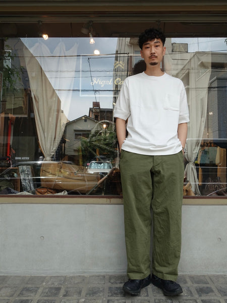 Nigel Cabourn レイルマンデニム　カーゴパンツ　ミリタリー　ワーク