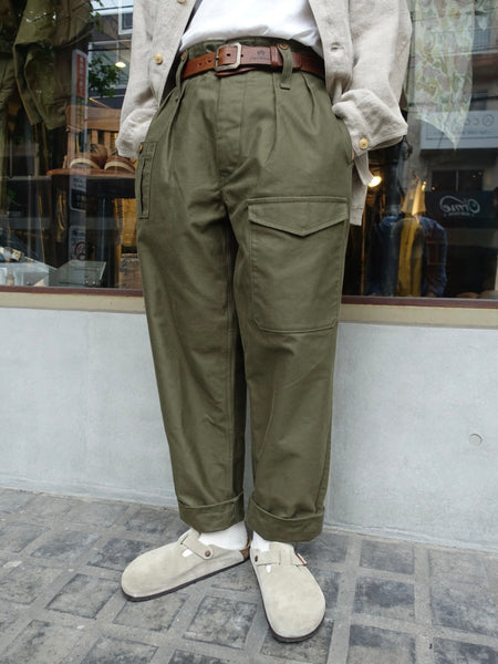 NIGEL CABOURN ブリティッシュアーミーパンツ オリーブ W32