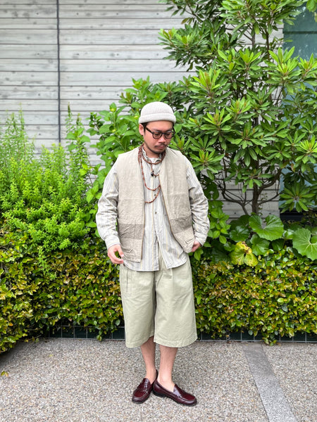 Nigel Cabourn　ナイジェルケーボン　麻　ベスト　リネン