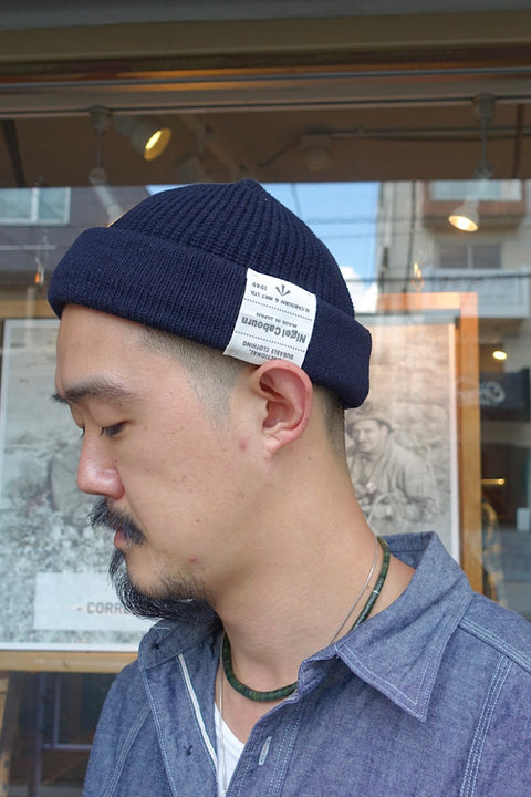 送料無料お手入れ要らず nigel cabourn ニットキャップ ビーニー