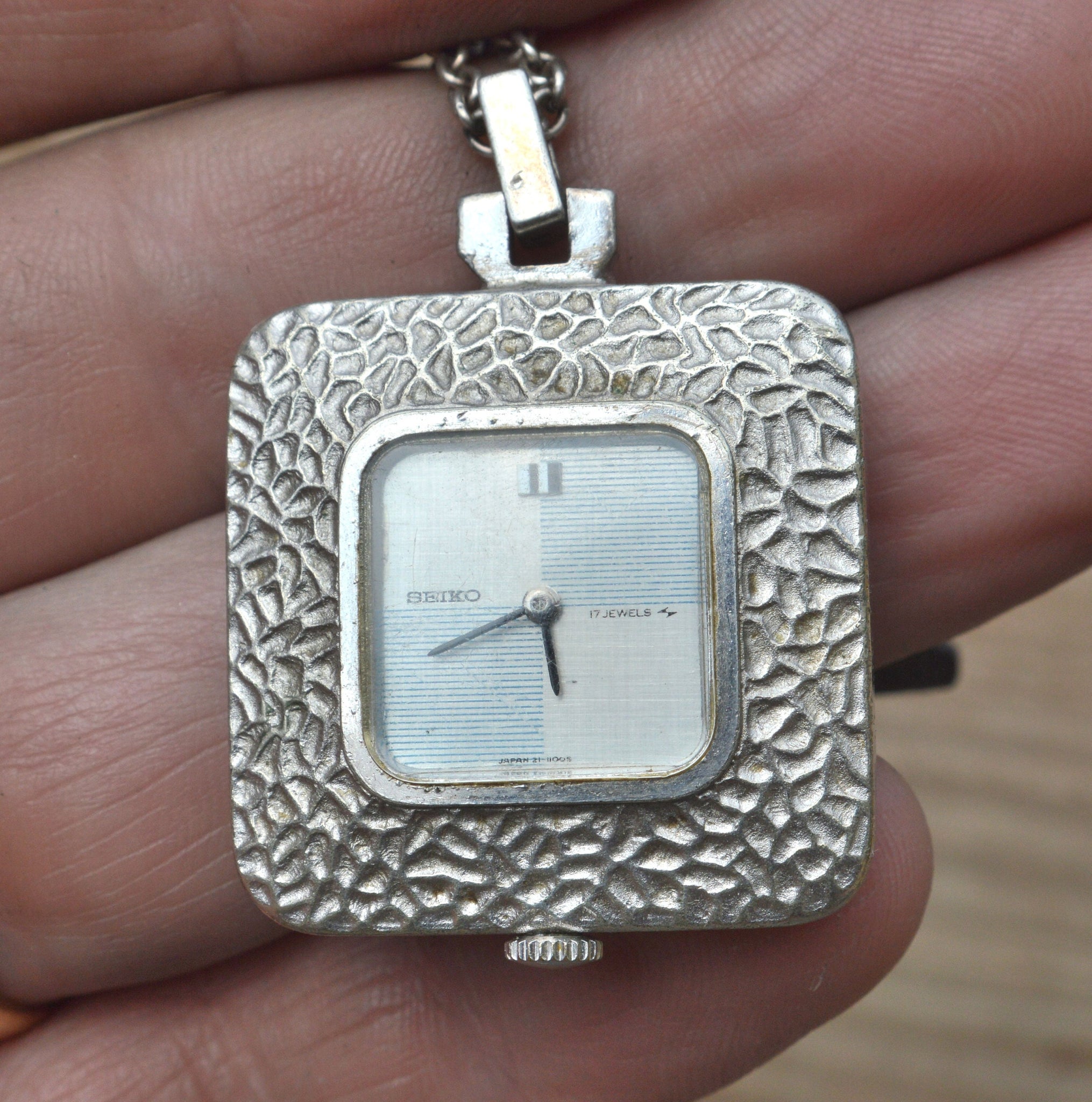 Vintage Seiko Pendant Watch and Sterling Silver Chain, Gifts For Her, –  OlliesOpals