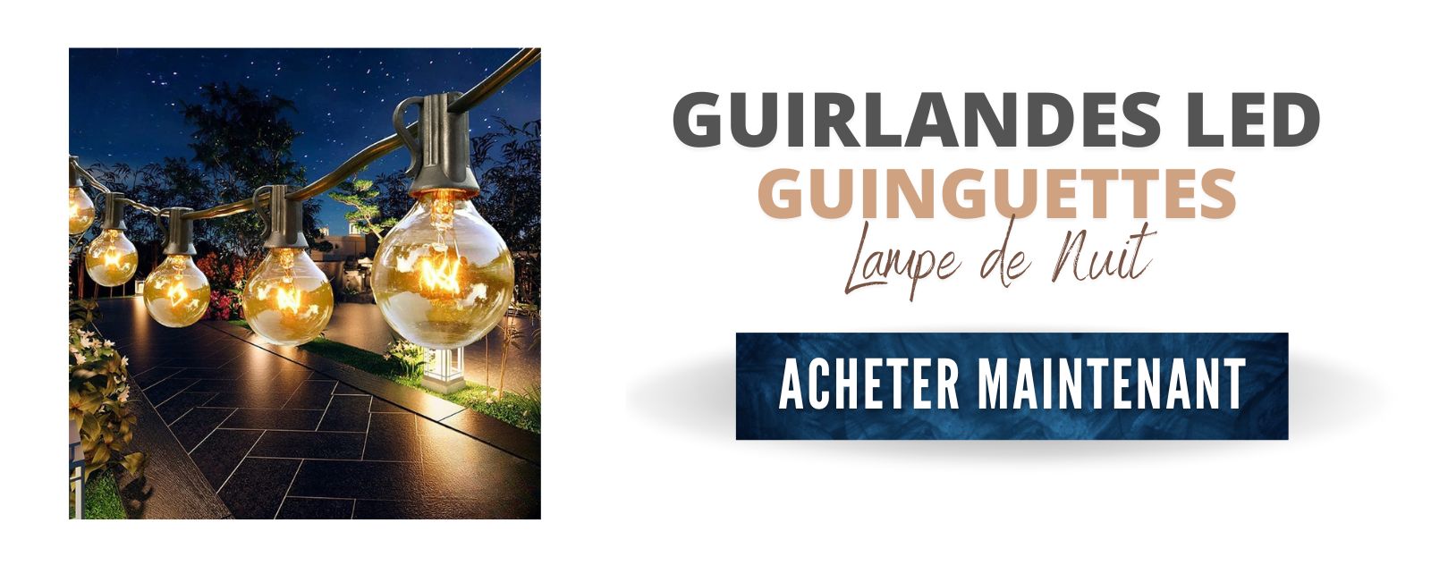 Quelle guirlande lumineuse extérieur choisir ? - Blog Conforama