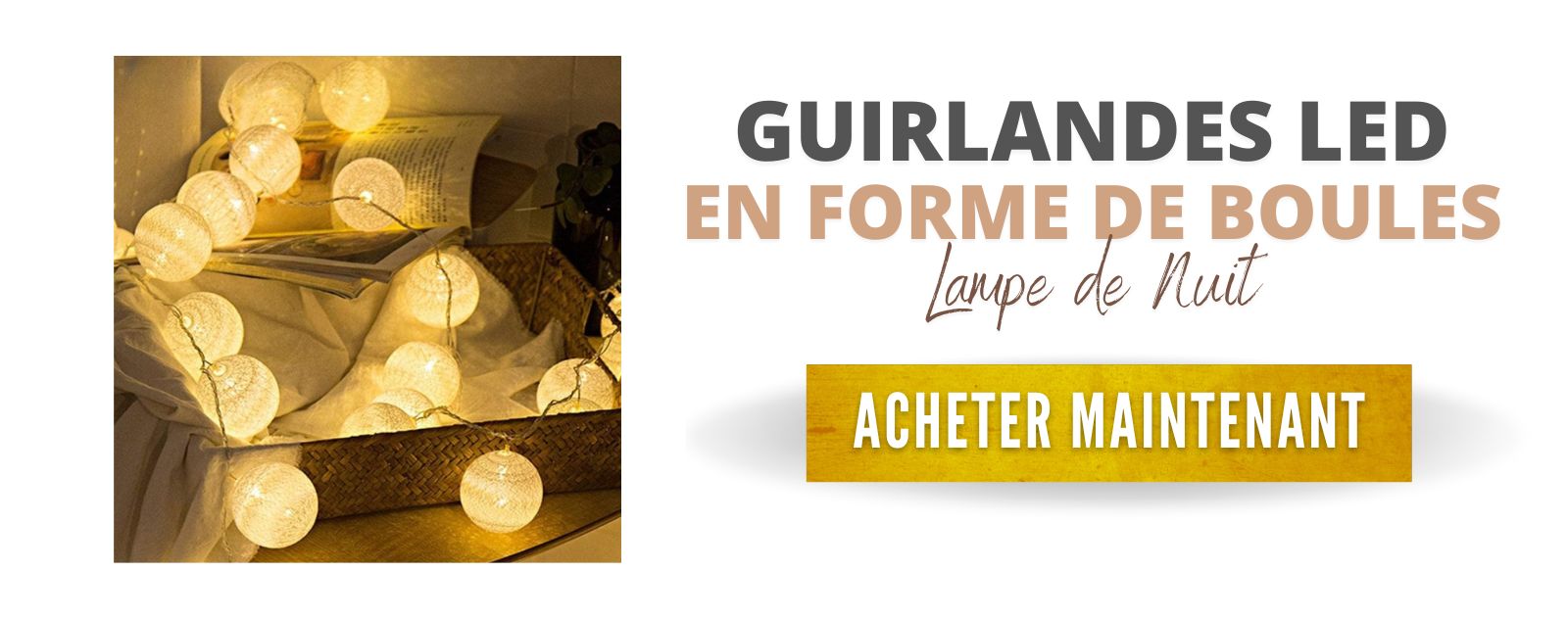 Acheter Guirlande Lumineuse Boule