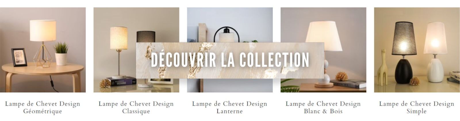 La collection de lampe de chevet