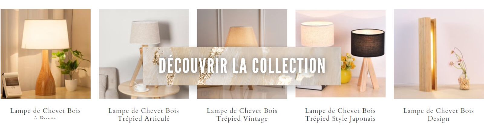 La Collection Lampe en Bois