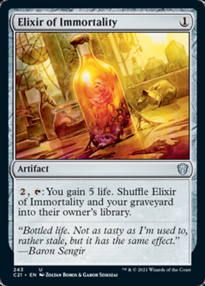 elixir of immortality mtg tcg