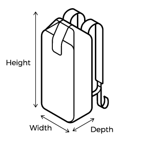 TrekDry Waterproof Backpack Size Guide