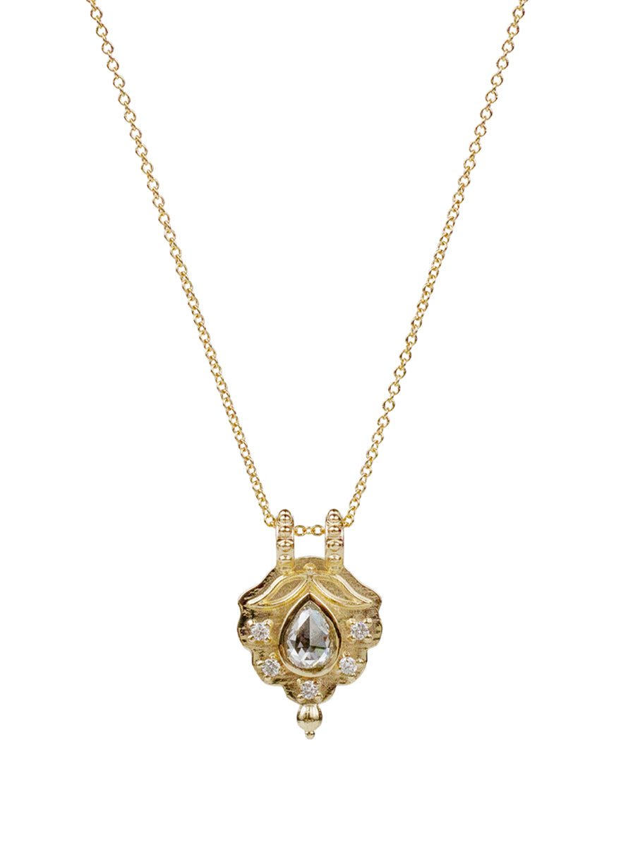 14K Iris Diamond Necklace - Lulu Designs Jewelry