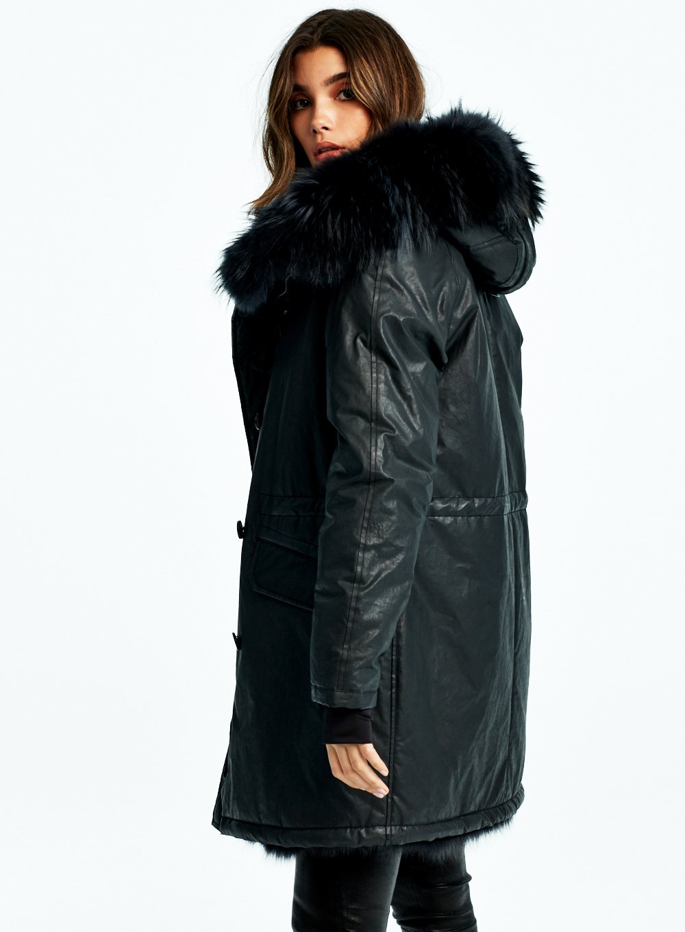 sam fur lined parka