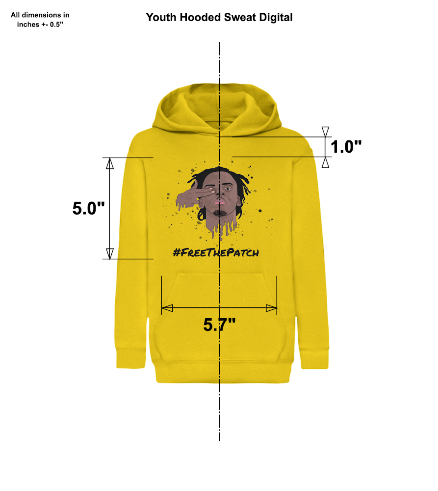 yellow hoodie youth