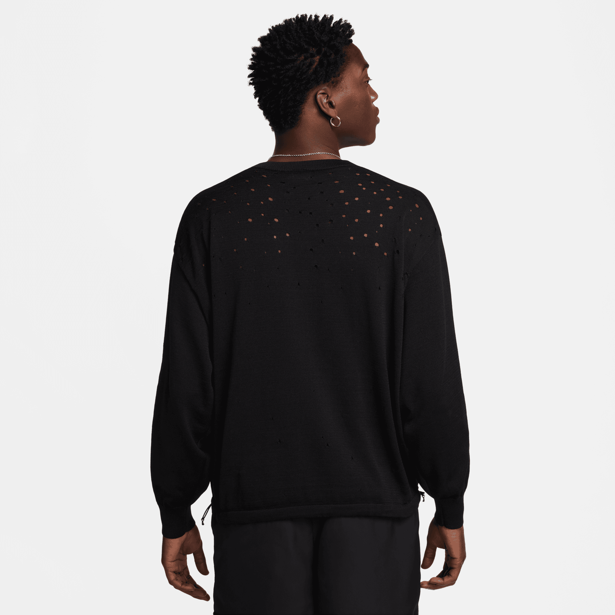 Nike Sportswear Tech Pack Black Long-Sleeve Sweater