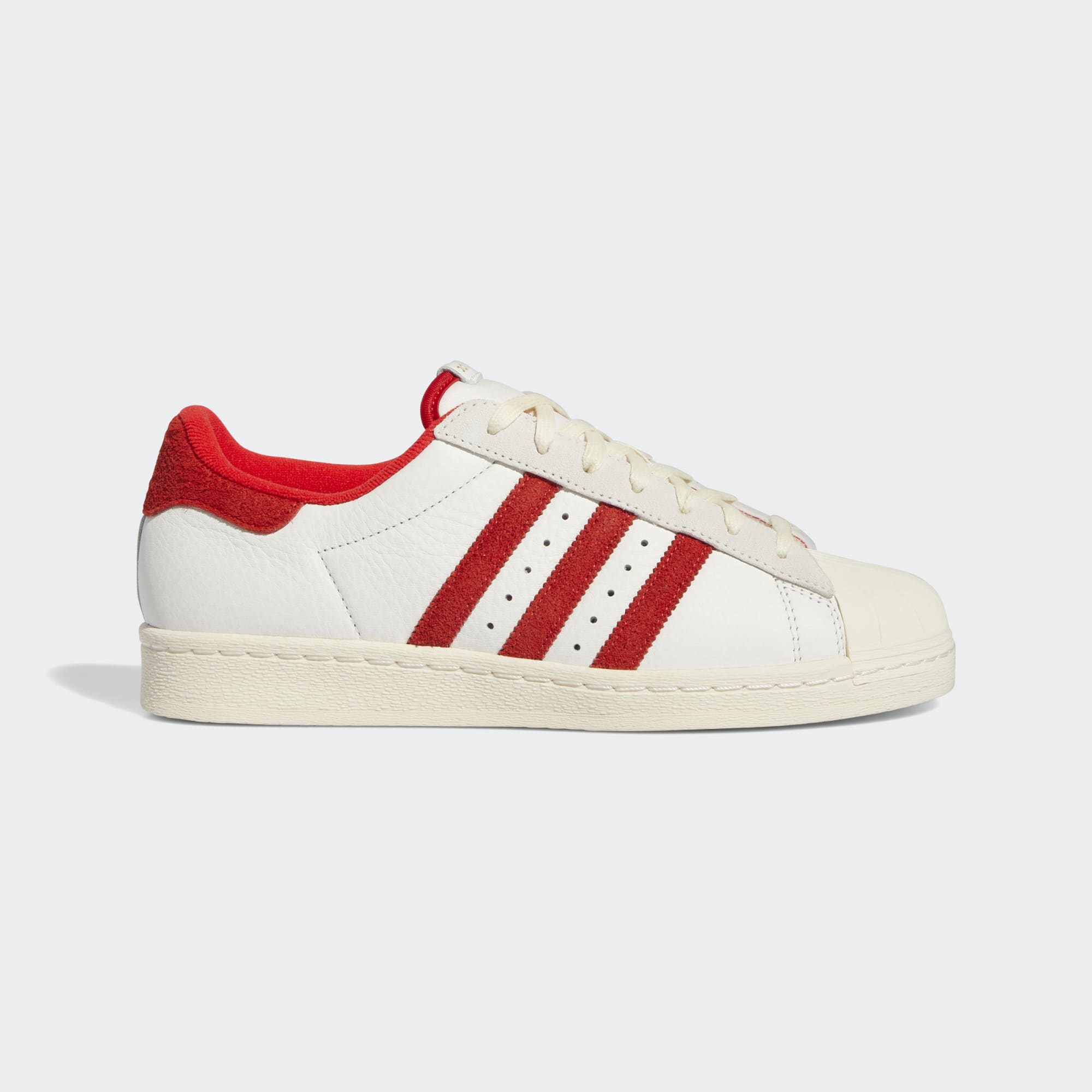 Adidas superstar single red sale stripe