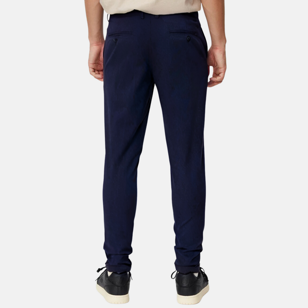 Navy Herringbone Pants Como Les Dark Suit – Deux Reds Puffer