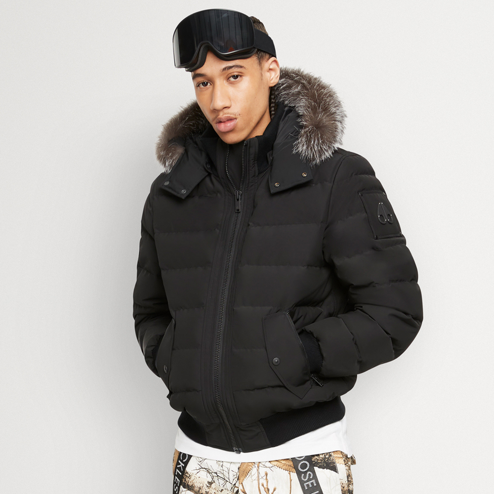 Les Deux Black Como Bomber Jacket – Puffer Reds