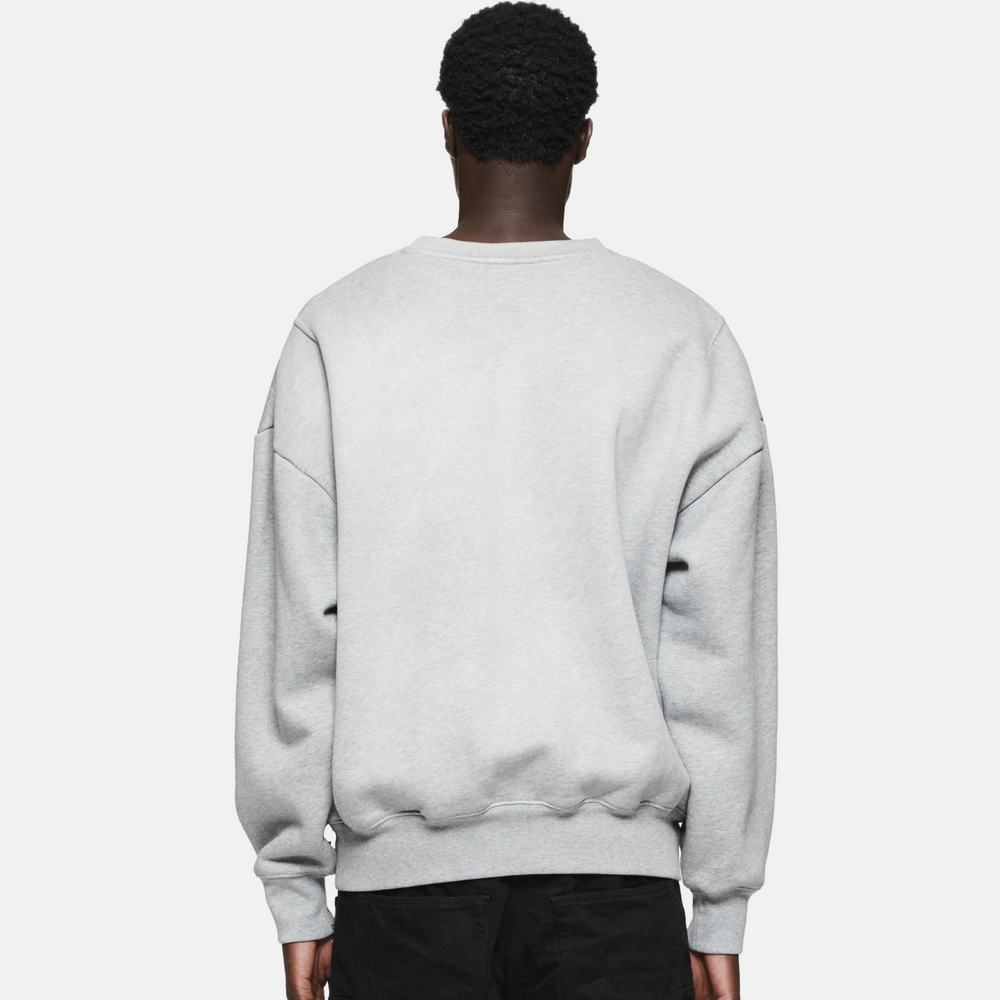 SS15 Vêtements 'Jumbo Sleeve' Cropped Heather Grey Crewnec