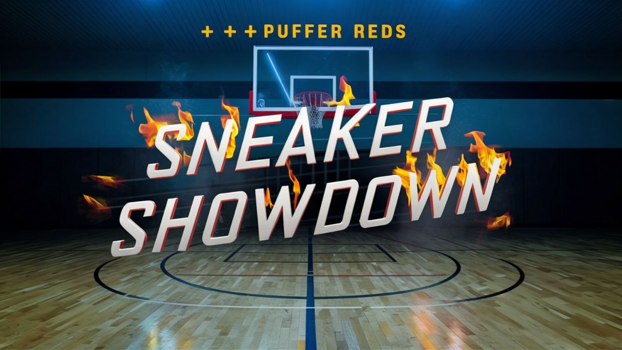 Puffer Reds Sneaker Showdown graphic for March