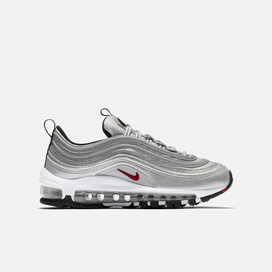 Nike Max 97 QS (GS) Silver - Reds