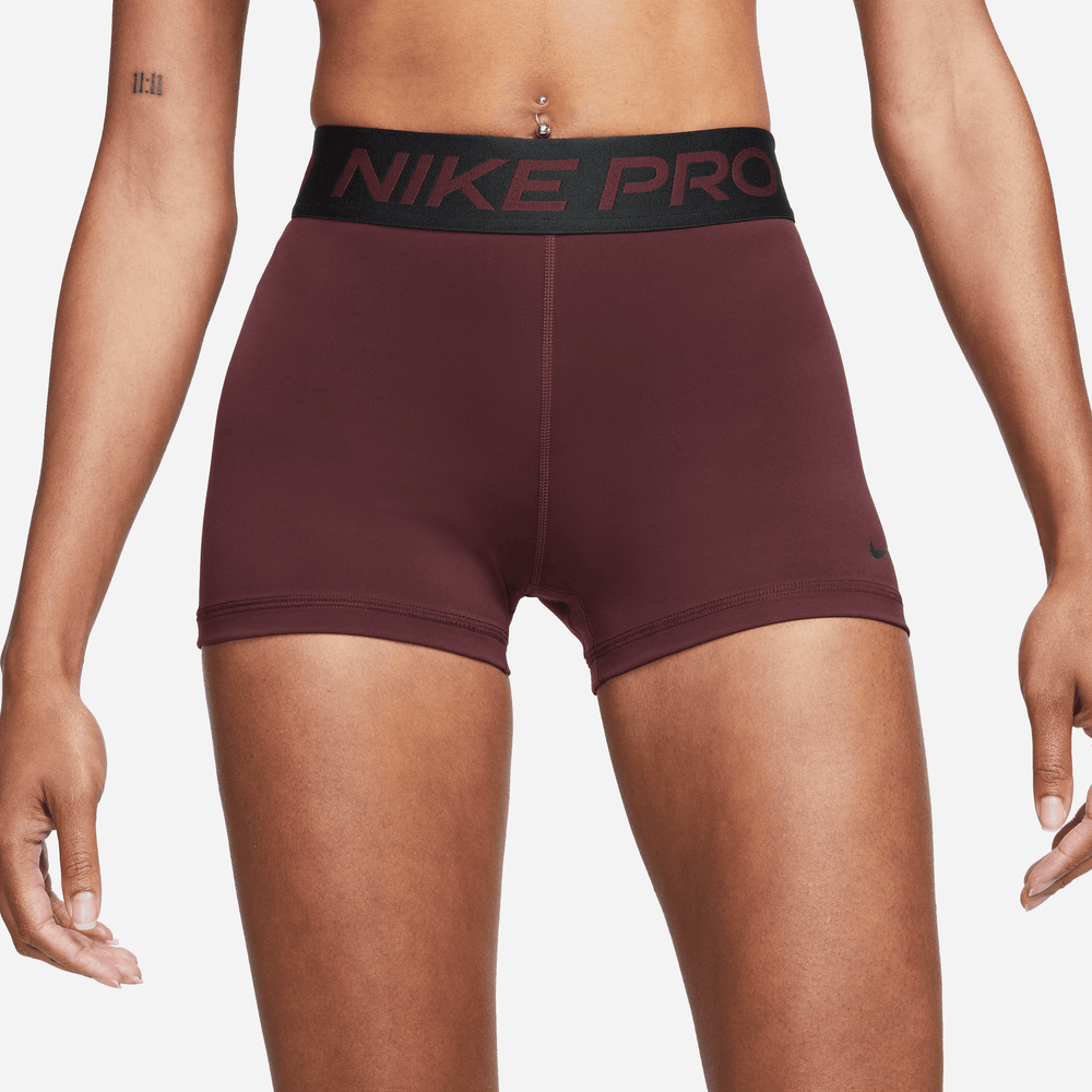 Nike Pro Women's Blue 3-Inch Shorts – Puffer Reds
