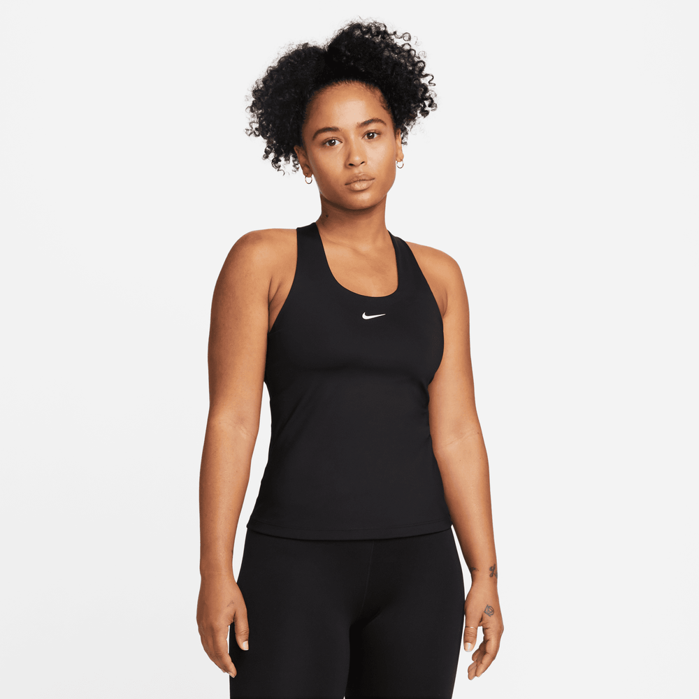 Nike Womens Activewear Sports Bra Racerback Dri Fit Workout Black Size –  Goodfair