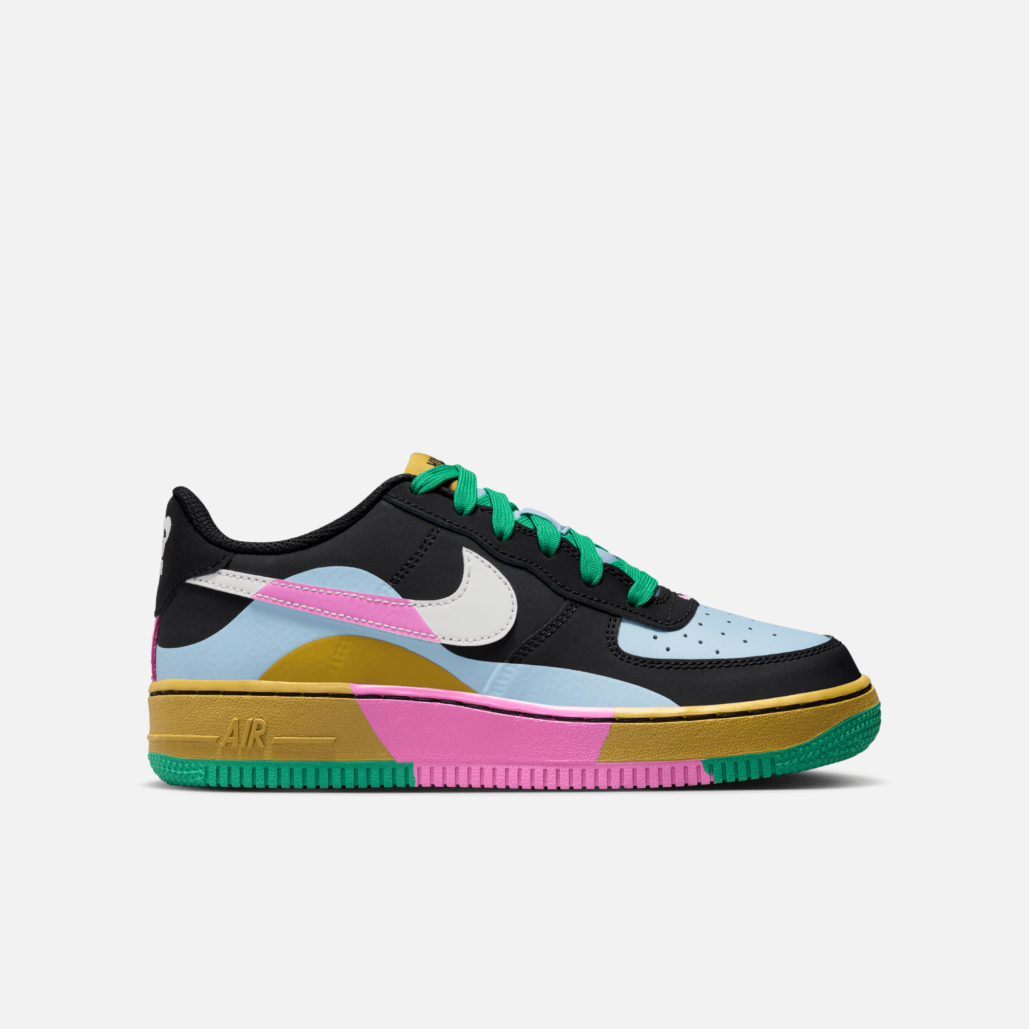 Nike Big Kids' Air Force 1 Low 'Multi Color Layers' (GS)