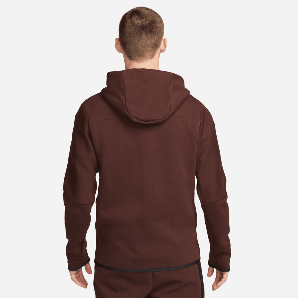 Maroon Graphic Hoodie Fleece - Men Ready to Wear - Zellbury