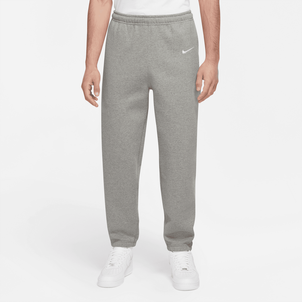 Nike Solo Swoosh Fleece Pants Grey