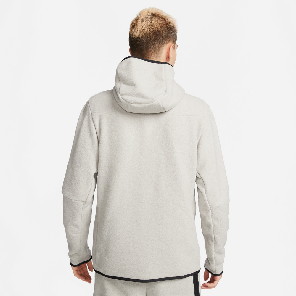 Nike Sportswear Tech Fleece Hoodie White-Sail/Grey/Volt Multi Size  CU4489-133