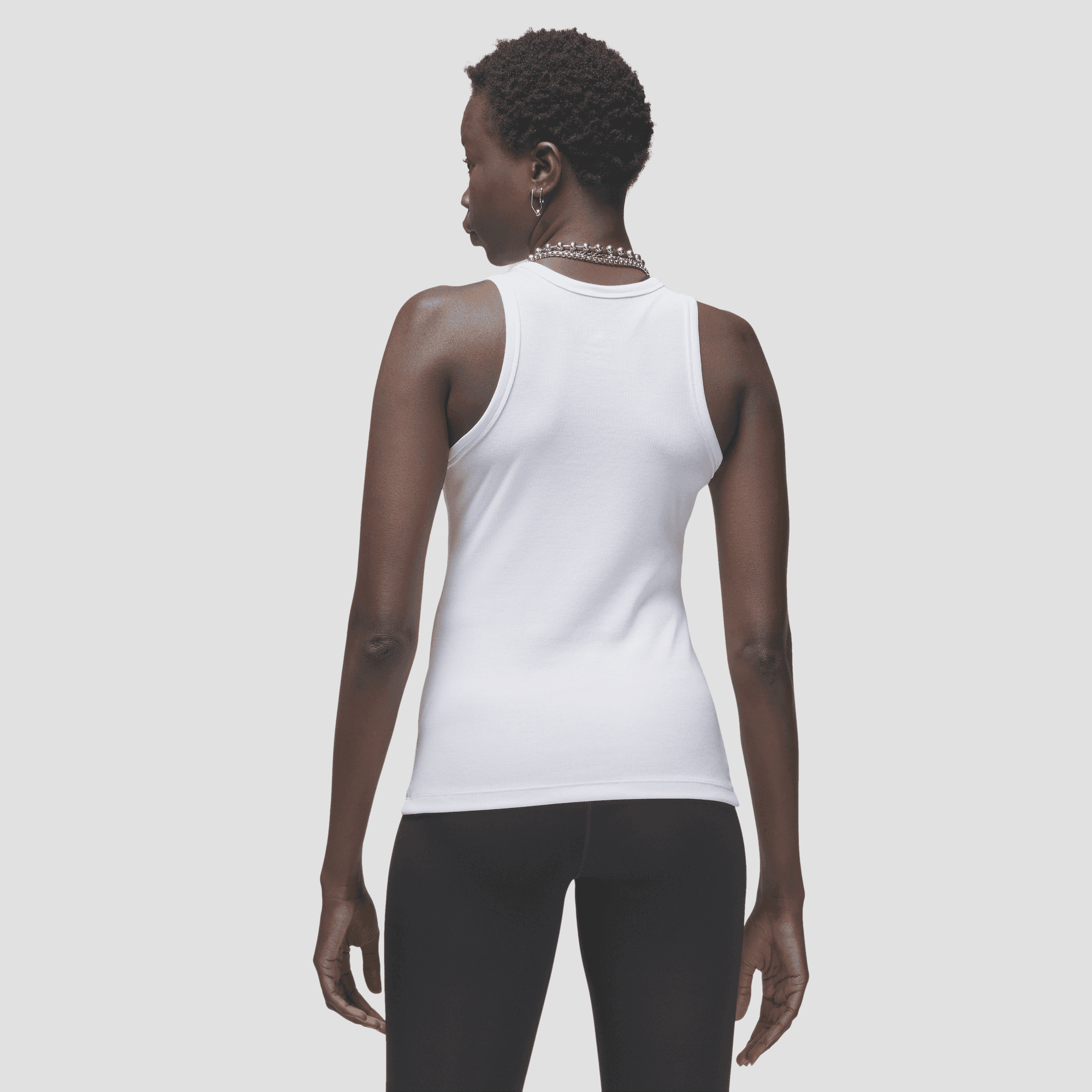 Air Jordan Women's Essential Ribbed Tank White