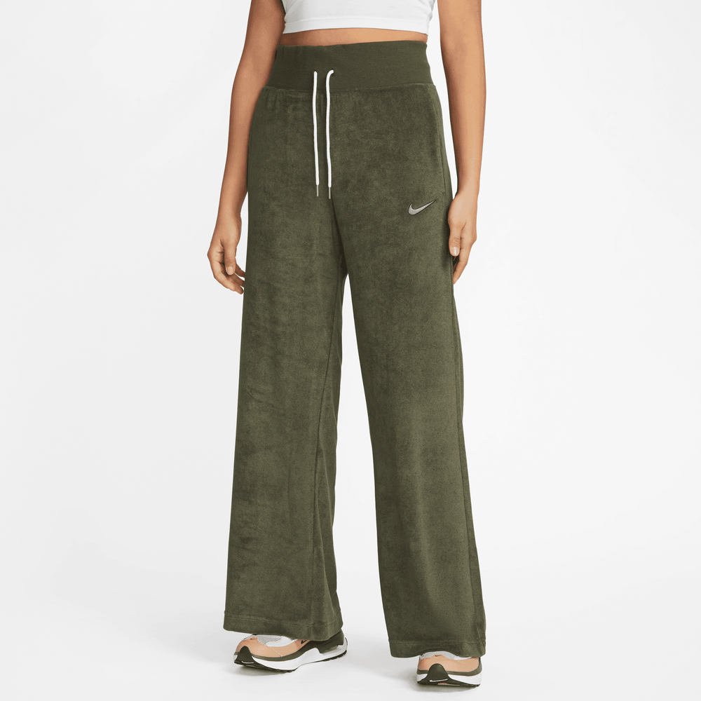 Nike Sportswear Women's Green Oversized High-Waisted Pants – Puffer Reds