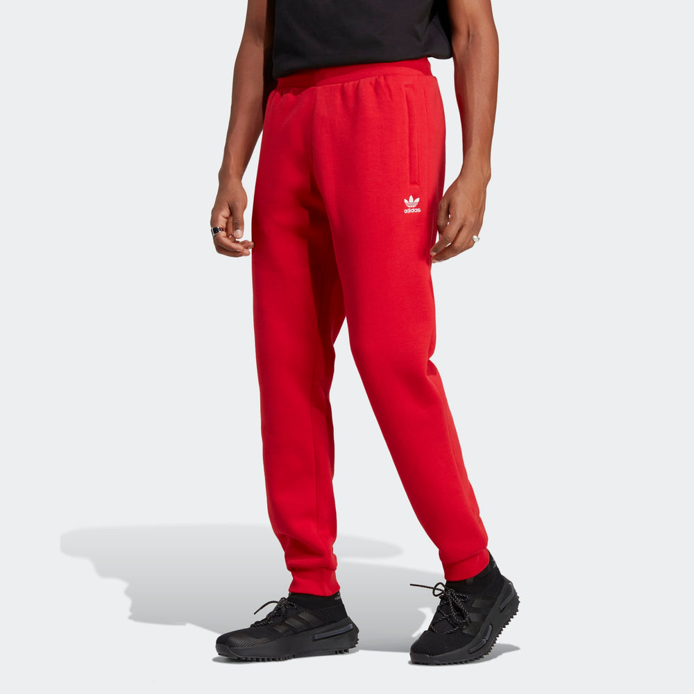Adidas Trefoil Essentials Cargo Pants Black - Puffer Reds