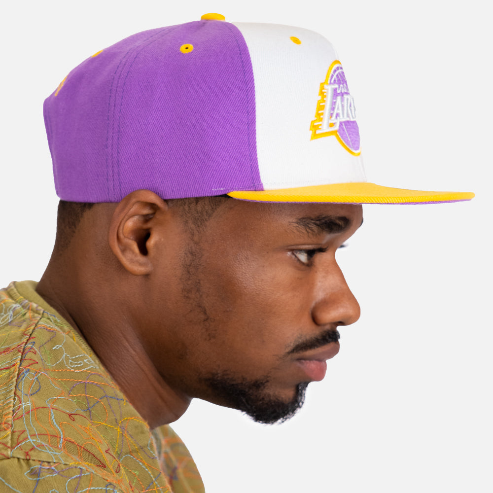 Mitchell & Ness Team Ground 2.0 Stretch Snapback Lakers- Basketball Store