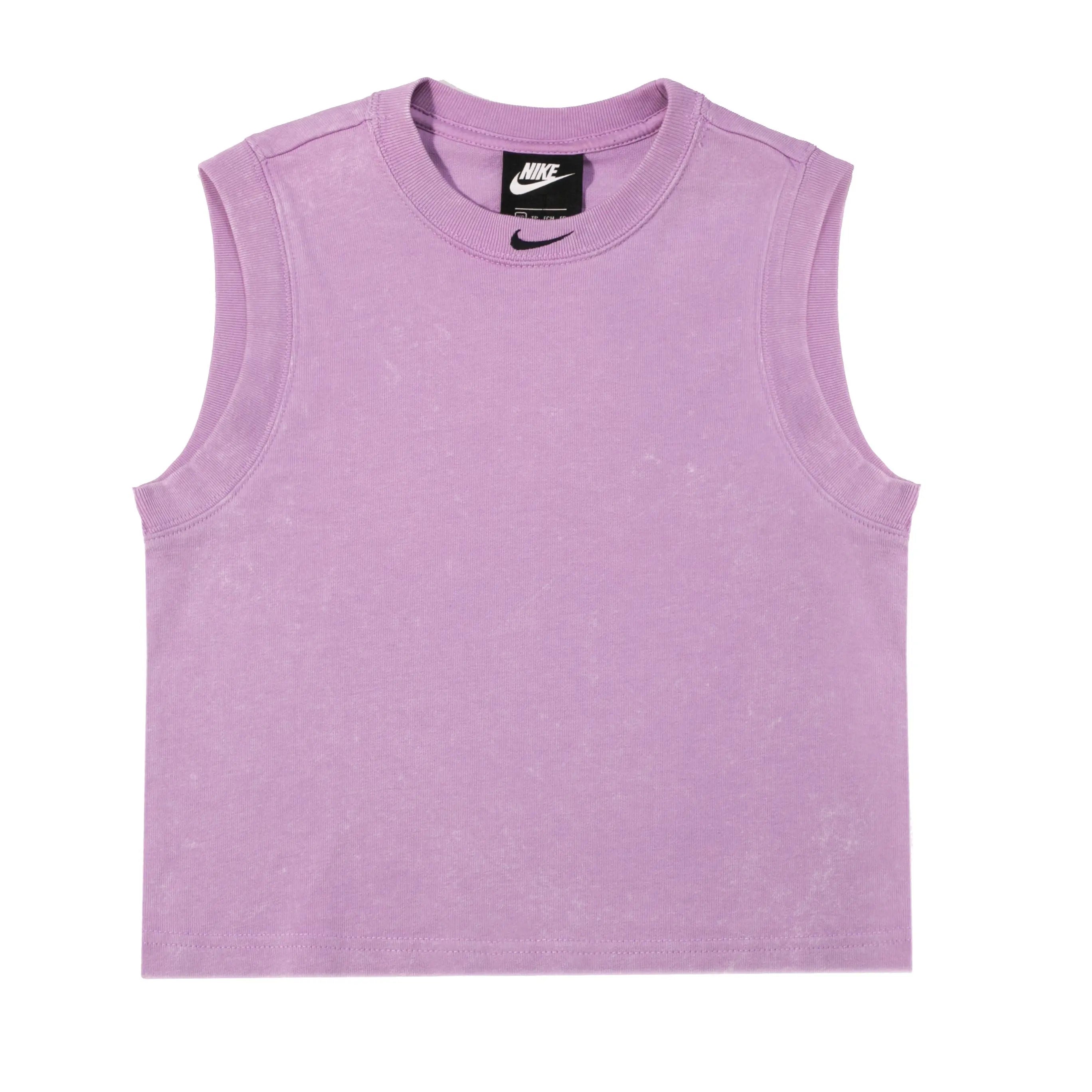 Nike Just Do It Cropped Purple Tank