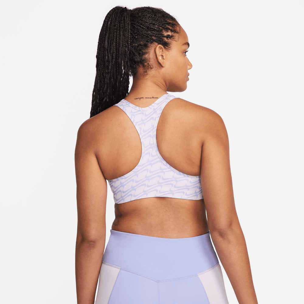 Women's Nike Swoosh Icon Clash Shimmer Sports Bra DM0913 010 Size