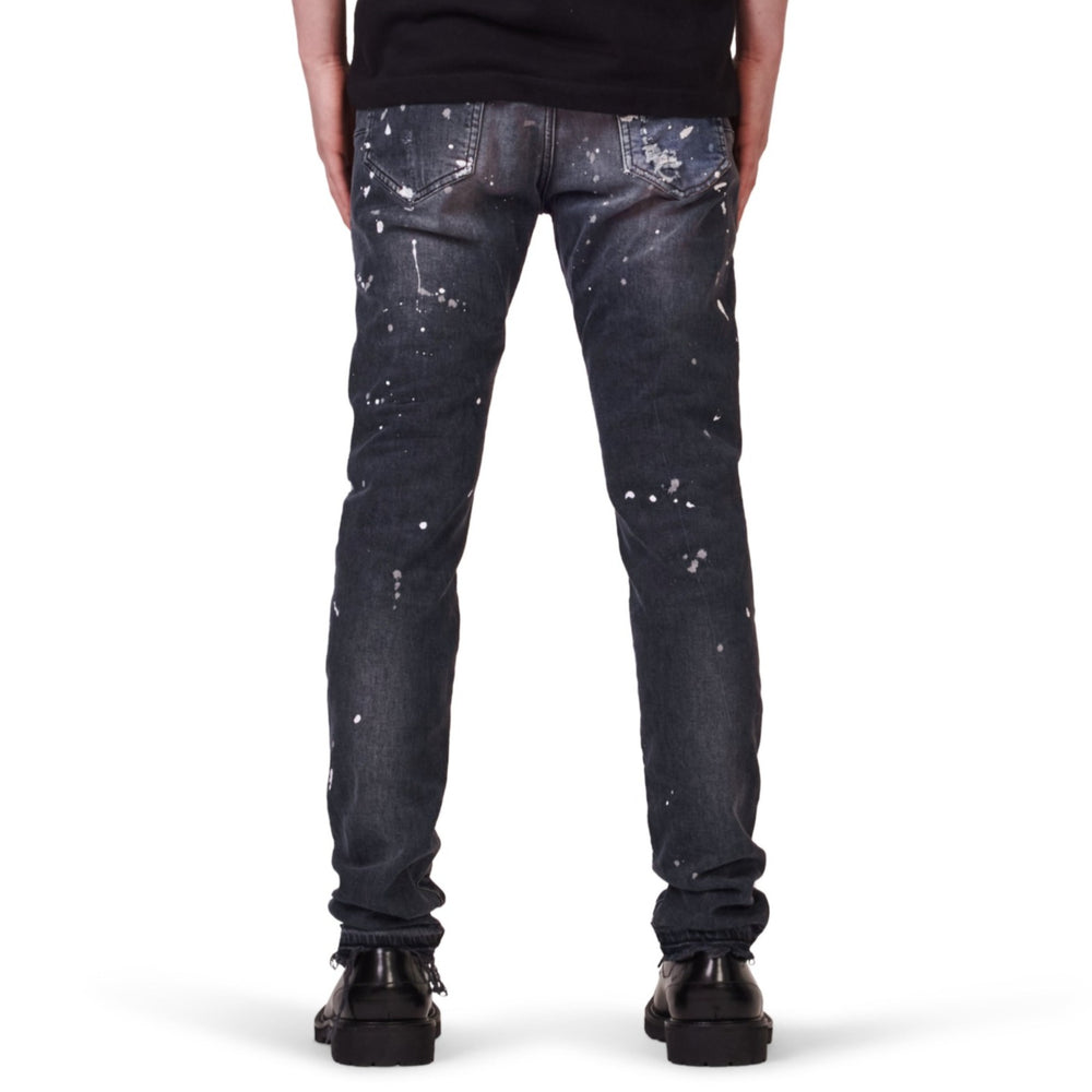 Purple Brand Printed Denim Jean Black Indigo - Puffer Reds