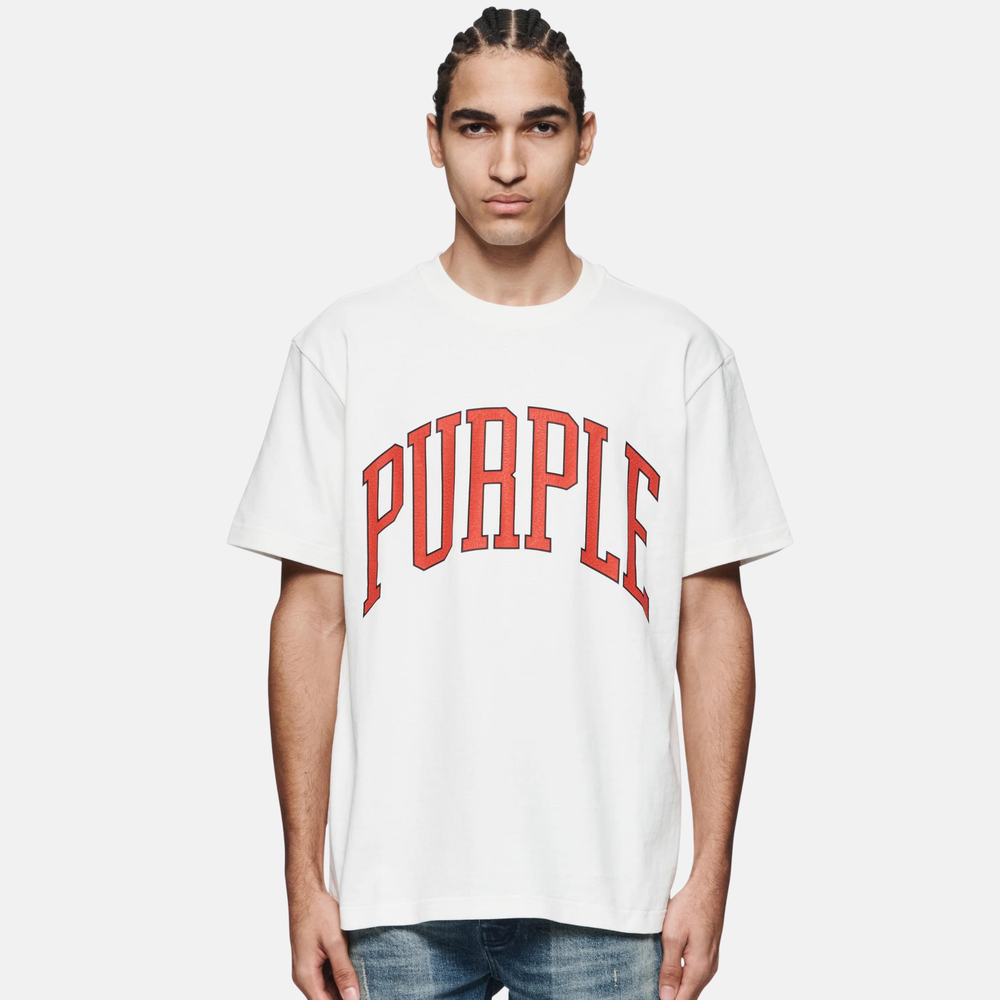 Purple Brand Off White 'Burnout' T-Shirt